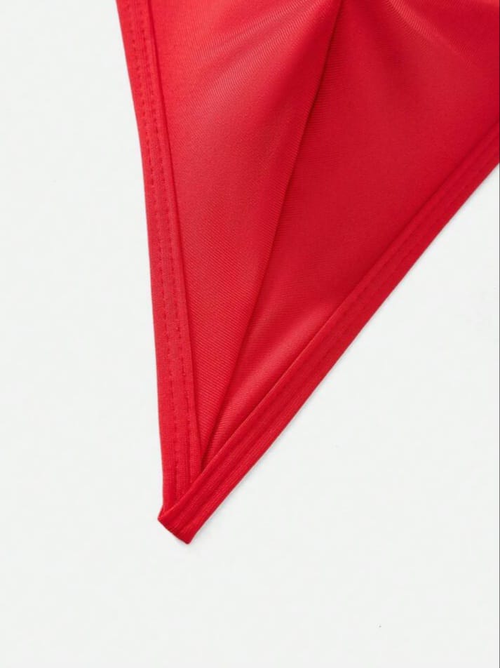 Men's Solid Color Metal Decor Sexy Briefs Underwear